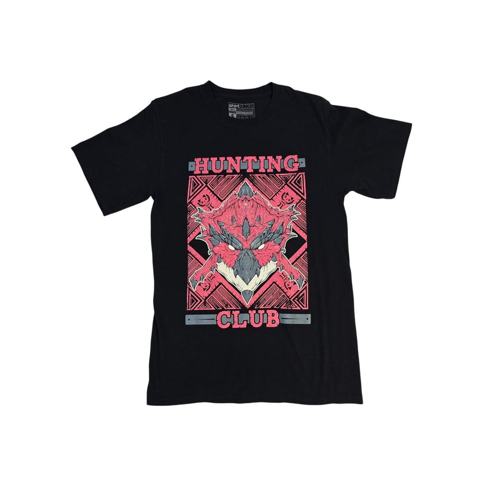 ShirtPunch Hunting Club Monster Hunter Rathalos T-Shirt Black Men’s Small